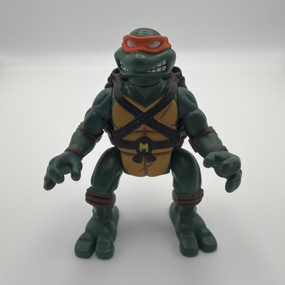 TMNT Black Belt Boxer Michelangelo flip Action Mike 1993 Ninja Turtles